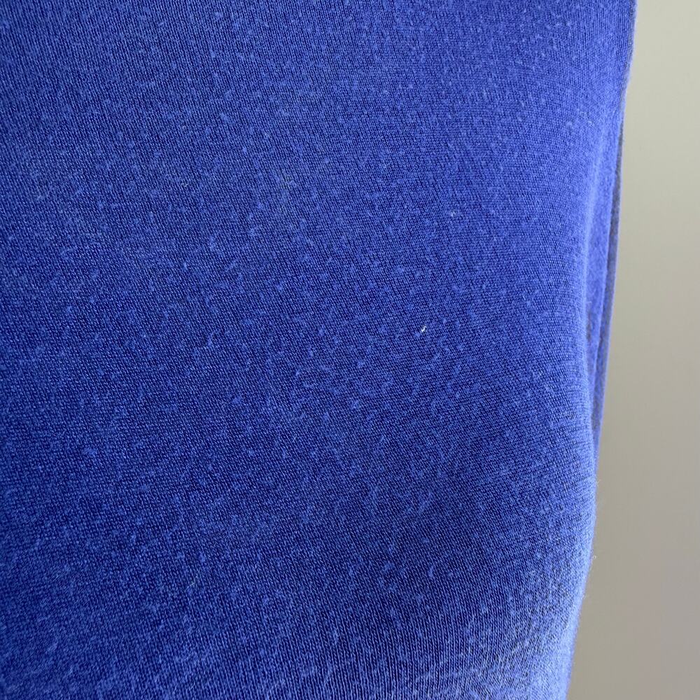 We the Free Cobalt Blue Royal Blue Mockneck Oversized Longsleeve Boho Size S - Picture 7 of 8
